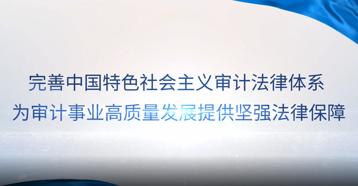[專家談審計法]彭新林：完善中國特色社會主義審計法律體系，為審計事業高質量發展提供堅強法律保障